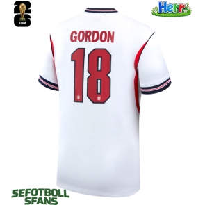 England Anthony Gordon #18 Hemmatröja VM 2026 Kortärmad